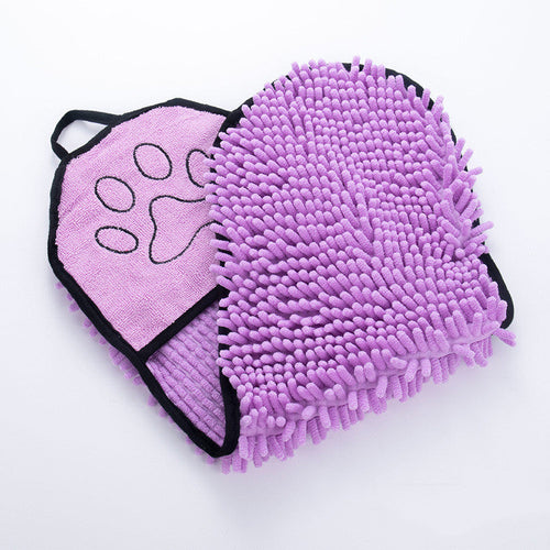 Dogs/Cats Towels: Super Absorbent Microfiber Bath Towels
