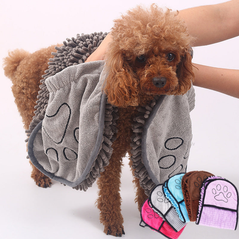 Dogs/Cats Towels: Super Absorbent Microfiber Bath Towels